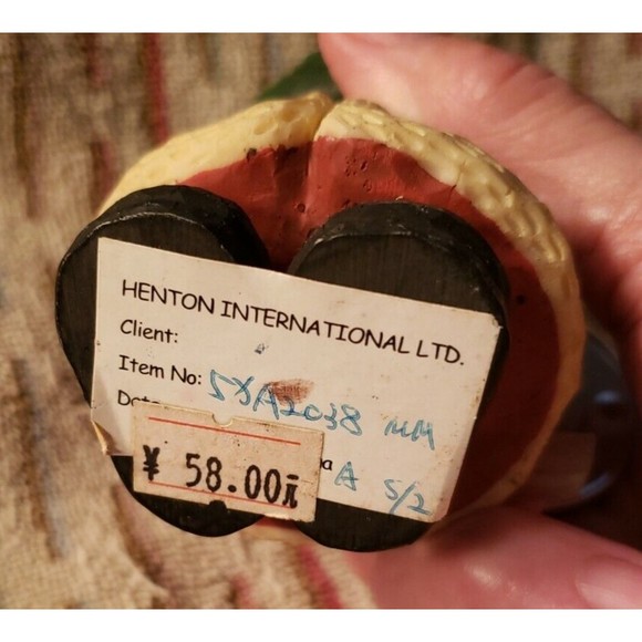 Vtg HENTON Int'l Santa Votive Candle Holder MSRP $58 - Picture 7 of 8